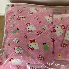 ハローキティ　ジュニア　布団セットの画像