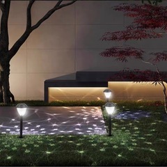 防水 埋め込み 自動点灯/消灯 LEDソーラーライト庭 屋外 花壇の画像