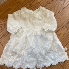 ベビー服 ベビードレス 表記66サイズの画像