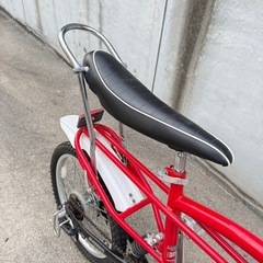 モトバイク風 前後サスペンション 街乗りBMX ビンテージバイク の画像