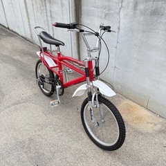 モトバイク風 前後サスペンション 街乗りBMX ビンテージバイク の画像