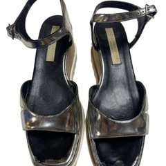 ステラマッカートニー Stella McCartney エリス サンダル 38.5 24.5cm  高級 靴 中古品の画像