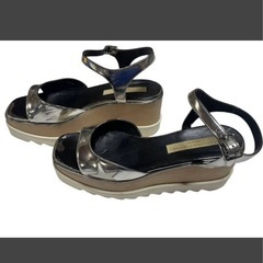 ステラマッカートニー Stella McCartney エリス サンダル 38.5 24.5cm  高級 靴 中古品の画像