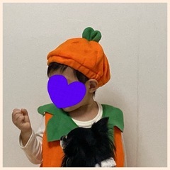 かぼちゃ　キッズ　コスプレ　ハロウィンの画像