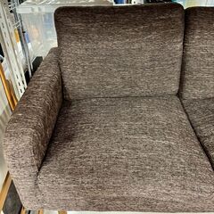 【特価品】ソファ 二人掛け ブラウンの画像