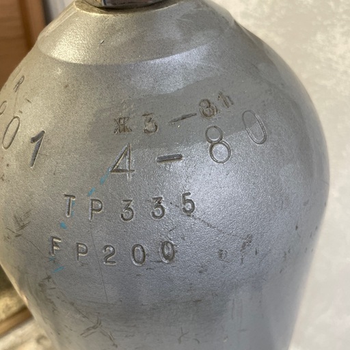 DACOR　ダイビングシリンダー　スキューバタンク　11.55L