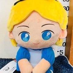 #未使用#アリス#不思議の国のアリス#ディズニー#ぬいぐるみ#うるりぃみぃ#クレーンゲーム#UFOキャッチャー#景品#大きい#ビッグ#ラウンド1#の画像