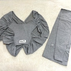 Konny コニー XS 抱っこ紐 防寒ケープ ベージュ グレーの画像