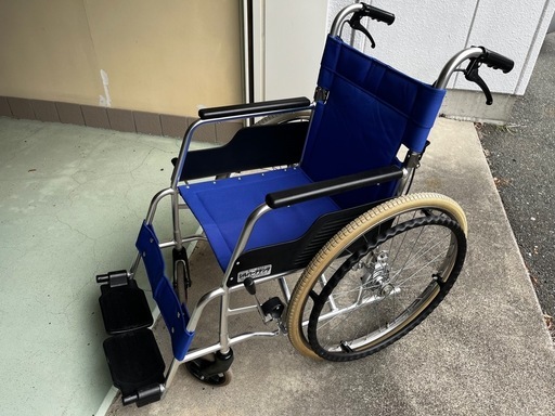 美品★車椅子 車イス 折り畳み 自走式　介護用品 看護補助
