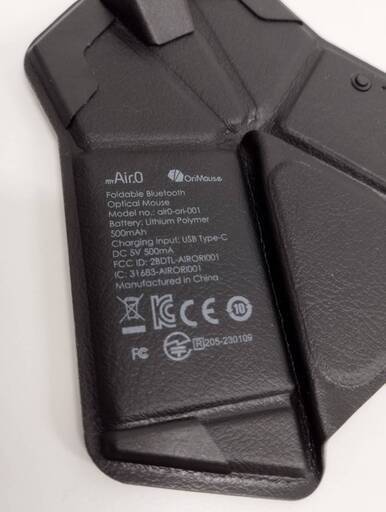 【良品】OriMouse My Air.0/air0-ori-001/折りたたみ式マウス/ワイヤレス
