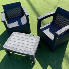 【お庭や屋外でのんびり】ガーデンソファの画像