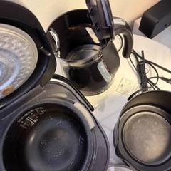 家電3点 T-faL 炊飯器 電気鍋の画像
