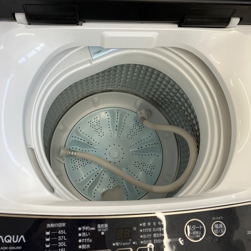 安心の1年保証付 2022年製 AQUA全自動洗濯機 5.0kg 取りに来れる方限定！