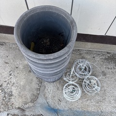 （決まりました）鉢　菊の針金の画像