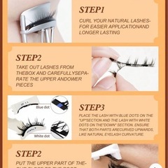 つけまつげ　マグネット　つけまの画像