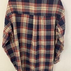 EDWIN チェックシャツ＋UNIQLO パンツ 2点 中古 無料の画像