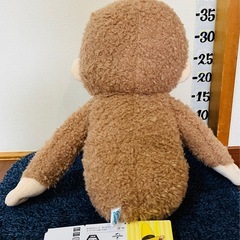 #未使用#ジョージ#George#おさるのジョージ#赤いほっぺ#スーパーラージ#ぬいぐるみ#クレーンゲーム#UFOキャッチャー#景品#大きい#ビッグ#ラウンド1の画像