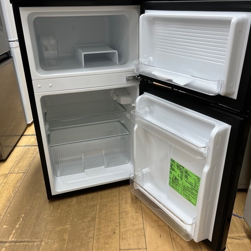 IRIS OHYAMA アイリス オーヤマ ノンフロン冷凍冷蔵庫 IRSD-9D 2025年製 2ドア 定格内容積90L 冷蔵庫 のご