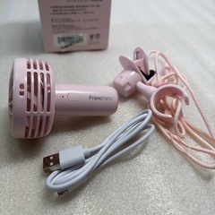 東W★010 Francfranc 2個セット ハンディファン コンパクト扇風機 ミニファン フランフラン の画像
