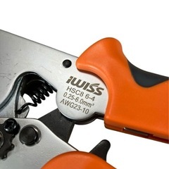 IWISS アイウィス 2点セット まとめ売り HSC8 6-4 スクエア セルフアジャスタブル圧着工具 AWG23-10 極美品の画像