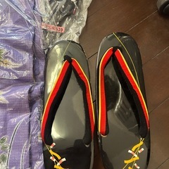 帯 浴衣　3着　ゲタ１足　の画像