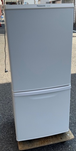 【RKGRE-589】特価！Panasonic/138L 2ドア冷凍冷蔵庫/NR-B14BW-W/中古品/2019年製/店頭引取推奨商品/弊社近隣配達も可