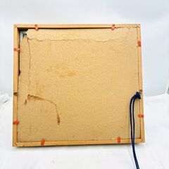 【オシャレ】🖼 山の絵（額縁付き）✨ネームなし／裏板劣化あり ✨簡易清掃・現状品❗️の画像