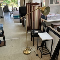K2510-389 IKEA BAROMETER スタンドライト ゴールド アンティーク 中古美品の画像