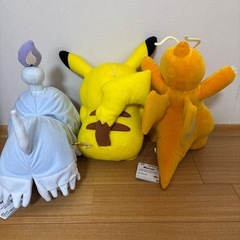 ポケモン   ぬいぐるみ  3点セット  美品の画像
