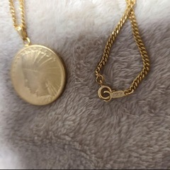 k18GFコインネックレスの画像