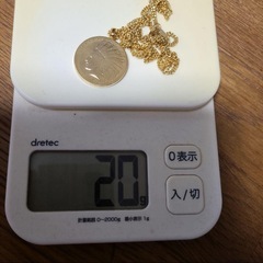 k18GFコインネックレスの画像