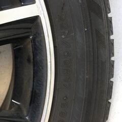 DUNLOP　スタッドレス　4本セット　タイヤ　ホイール　225/60R17　5穴　　アルファード　ヴェルファイアの画像