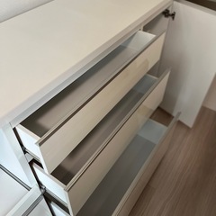 大川家具！ロータイプ食器棚/キッチンカウンターの画像