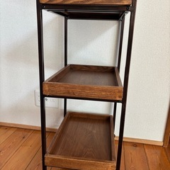 【10月中急募】木製ワゴンの画像