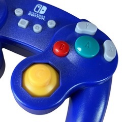 極美品 任天堂スイッチ Nintendo SWITCH パワーエー製 有線コントローラー ゲーム パープル 通電確認済の画像