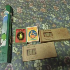 未使用 お香 5点 （マッチ箱＆コーン＆スティック）セット 《総...