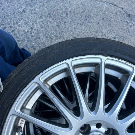 購入済み終了
WORK・SPORBO・ タイヤホイール　 17-7jオフセット+42