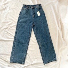 【タグ付き】evernavy andme カーブデニムパンツ Lサイズの画像