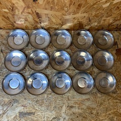 C(7612) ステンレス 小皿 15個セット 直径14.5cm 円形 丸型 18-8 食器 薬味入れ 業務用 飲食店 店舗用 厨房用品の画像