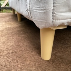 セミダブル足付きマットレス　山善の画像