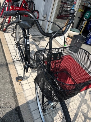 26インチ のママチャリ　黒　インプレッション