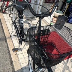 26インチ のママチャリ　黒　インプレッションの画像