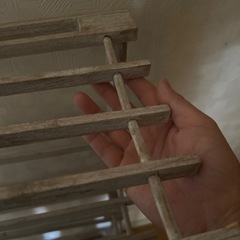 木製ラック　色/ホワイト　２つセットの画像