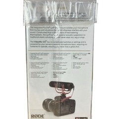 新品 未開封 RDE VideoMic GO ロードビデオマイクGO 軽量オンカメラマイク ビデオ撮影 VLOG の画像