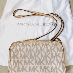マイケルコース　ショルダーバッグ ホワイトの画像