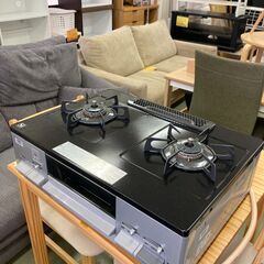 【リサイクルショップ ピカソ 小松原】🔥✨【都市ガス用・2020年製】ノーリツ ガステーブル NG80QVM✨グリル美品＆高年式‼️★0693★の画像