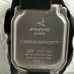 中古品 CASIO SPORT RFT-100 メンズ クォーツ 腕時計 デジタル カシオスポーツ PHYS TIMERS11 サッカー レフェリーウォッチ 札幌市 白石店 の画像