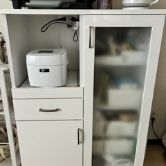 ニトリ　レンジボード　ホワイト　の画像