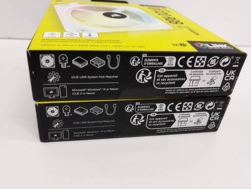 【新品未開封】CORSAIR iCUE LINK QX120 RGB Expansion Kit/PWMファン/2個セット！