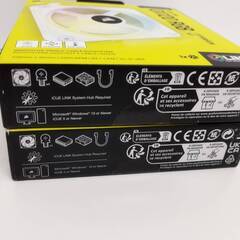 【新品未開封】CORSAIR iCUE LINK QX120 RGB Expansion Kit/PWMファン/2個セット！の画像